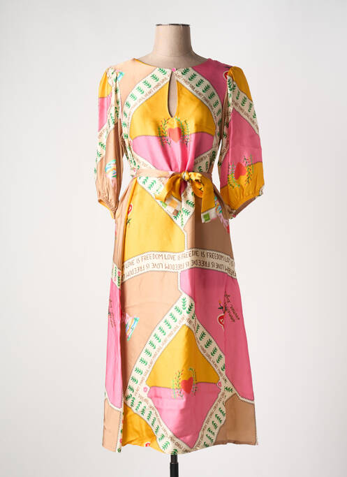 Rochie midi roz MÊME ROAD femeie