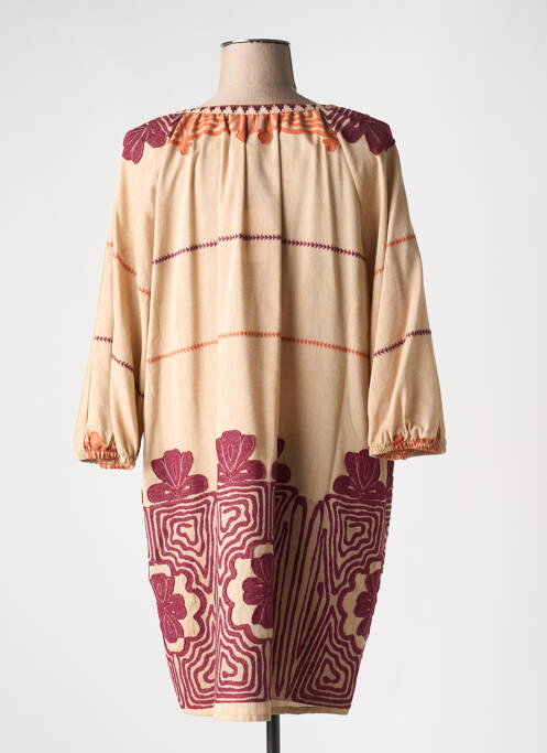 Rochie scurtă bej MÊME ROAD femeie