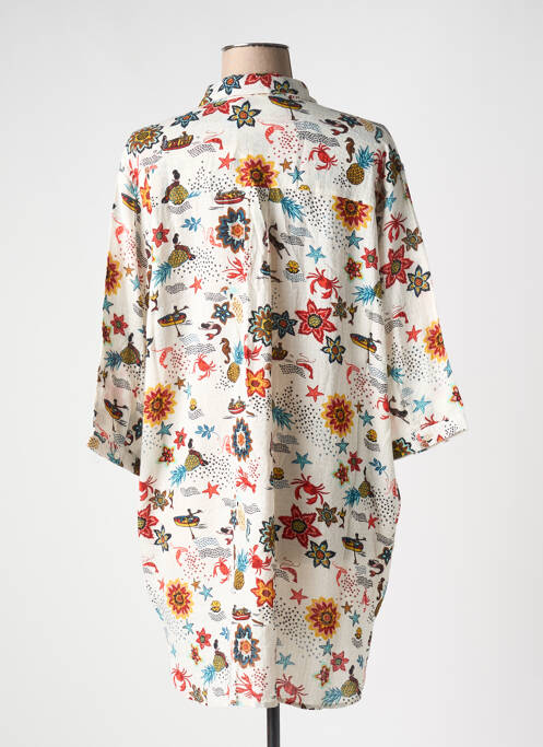 Tunică mâneci lungi alb NICE THINGS femeie