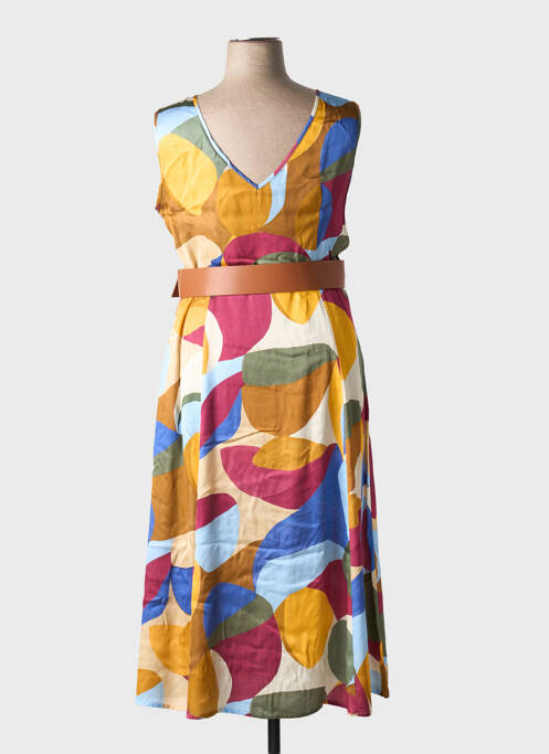 Rochie midi portocaliu CAROLINE BISS femeie