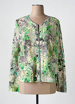 Jachete casual guler rotund verde BASLER femeie