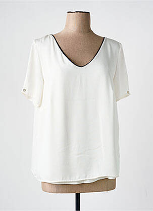 Top alb DEVERNOIS femeie