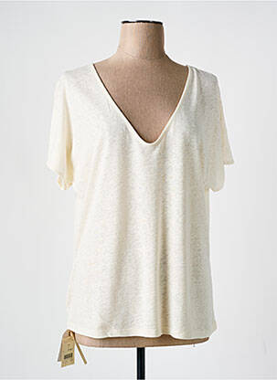 Top bej NICE THINGS femeie