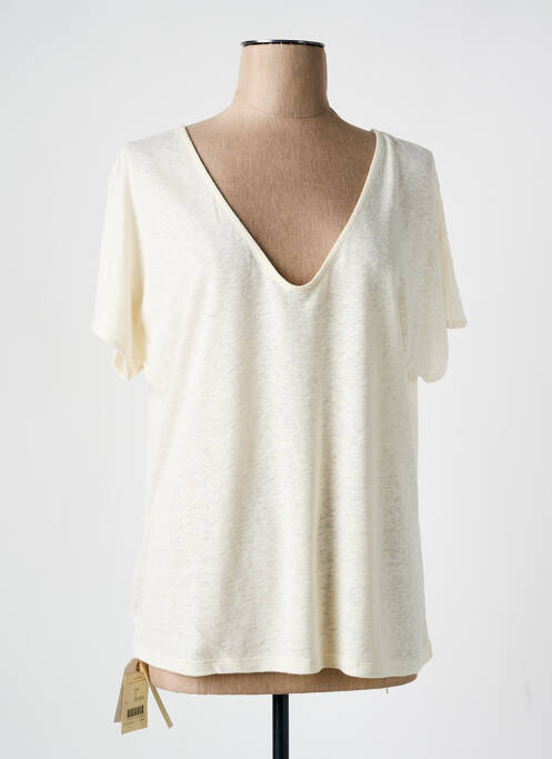 Top bej NICE THINGS femeie