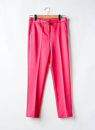 Pantalon slim țesătură poplin mărime normală roz GAUDI femme
