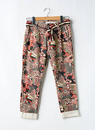 Pantalon 7/8 elasticitate mărime normală roșu PLEASE femeie