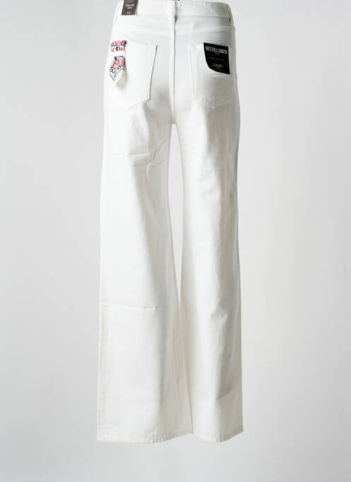 Blugi cu croială largă alb GAUDI femeie