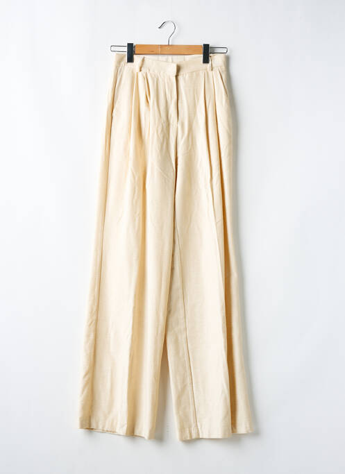 Pantalon larg bej DIXIE femeie