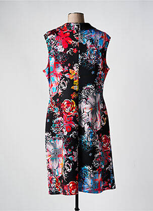 Rochie midi imprimeu floral fără mâneci negru JOSEPH RIBKOFF femeie