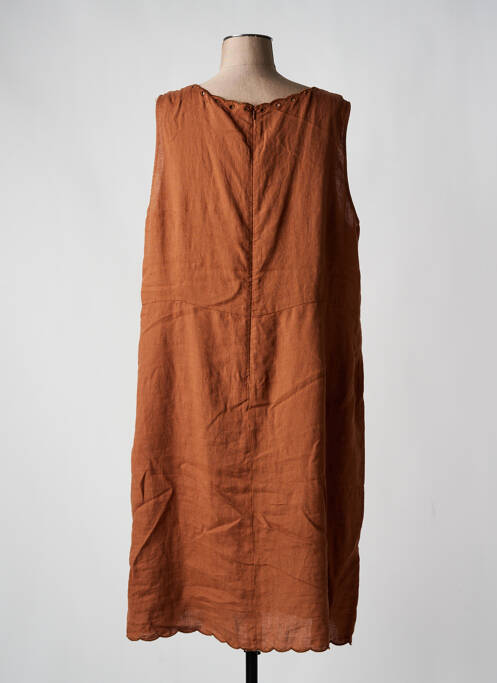 Rochie midi maro DEVERNOIS femeie