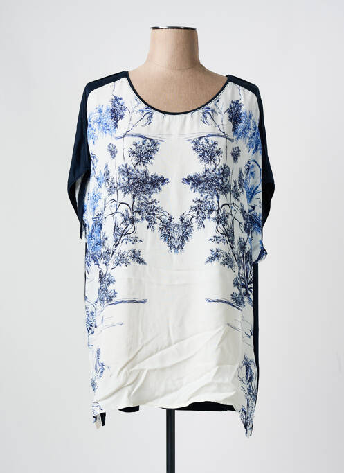 Tunică mâneci scurte albastru ELENA MIRO femeie