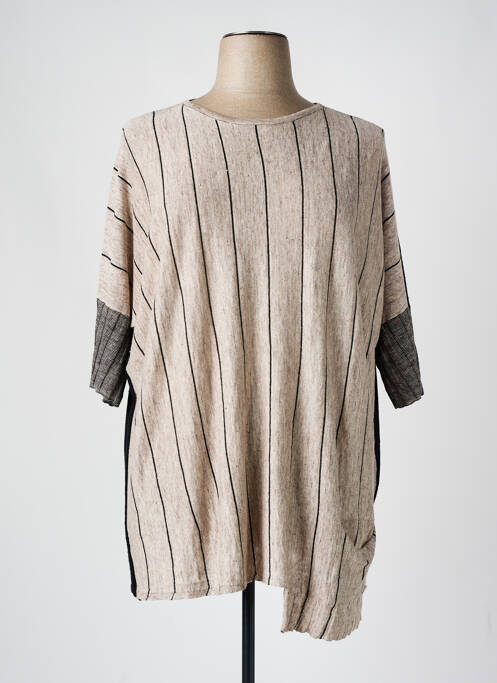 Pulover tunică maro CINZIA CALDI femeie