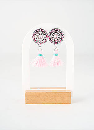 Cercei roz TATA GISELE femeie