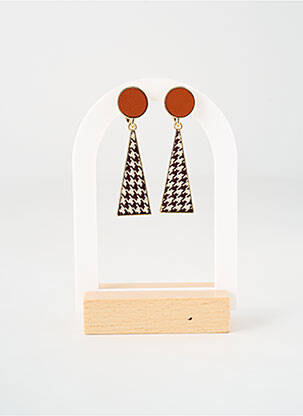 Cercei maro TATA GISELE femeie