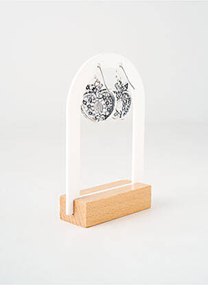 Cercei ornament oxid de zirconiu roz TATA GISELE femeie