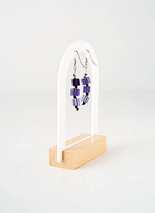 Cercei materiale metalice violet TATA GISELE femeie