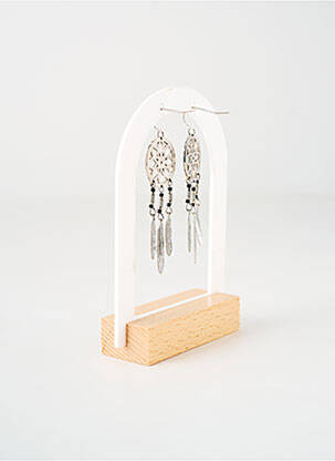 Cercei ornament charmă / pandantiv argintiu TATA GISELE femeie
