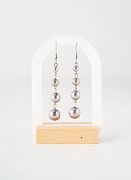 Cercei materiale metalice argintiu TATA GISELE femme