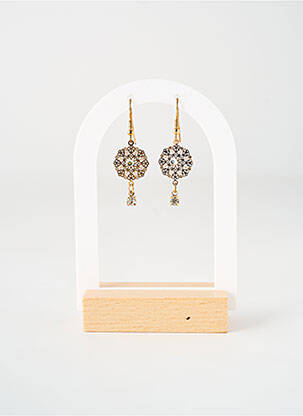 Cercei ornament oxid de zirconiu auriu TATA GISELE femeie