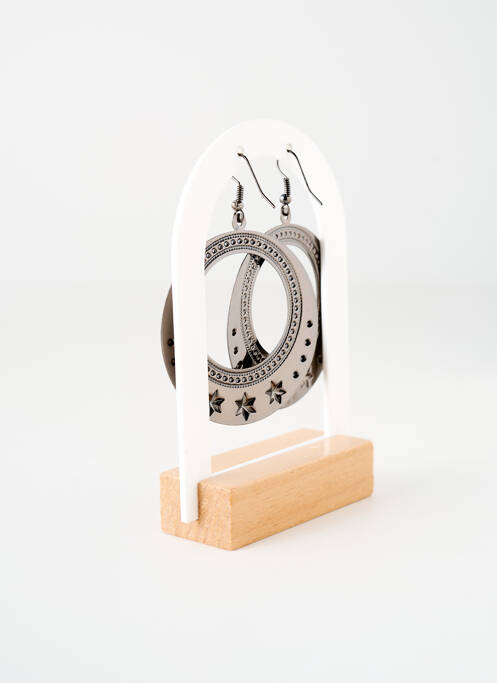 Cercei materiale metalice argintiu TATA GISELE femme