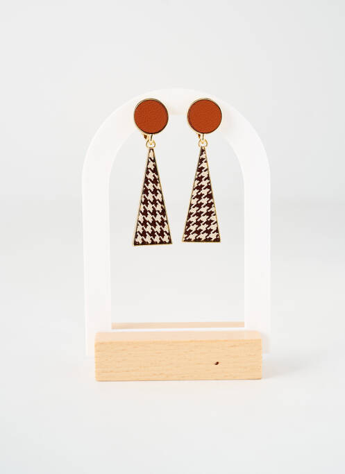 Cercei maro TATA GISELE femeie