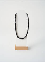 Colier ornament cu mărgele negru TATA GISELE femeie