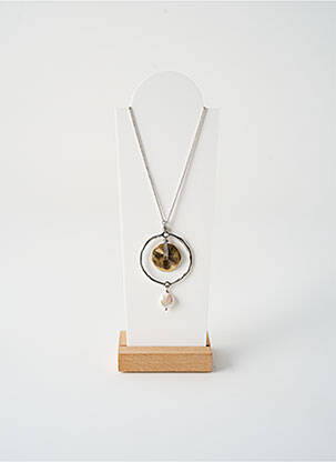 Colier lung argintiu TATA GISELE femeie