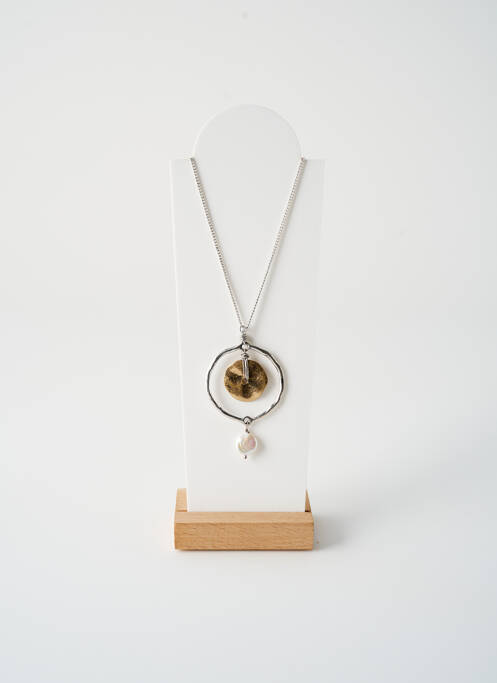 Colier lung argintiu TATA GISELE femeie