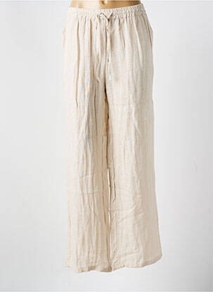 Pantalon larg bej CREAM femeie