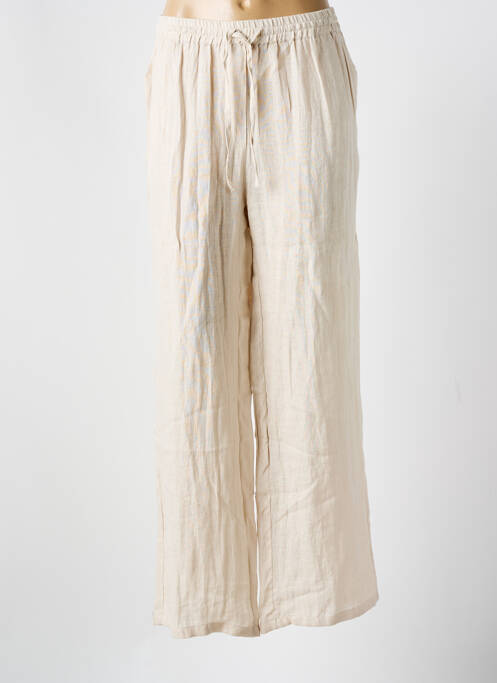 Pantalon larg bej CREAM femeie