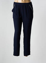 Pantalon 7/8 talie elastică mărime normală albastru ZAPA femme