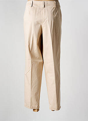 Pantalon 7/8 țesătură poplin mărime normală bej BASLER femeie