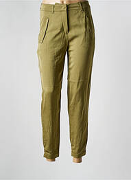 Pantalon 7/8 închidere cu fermoar sub clapetă cu cârlig mărime normală verde MARC CAIN femme
