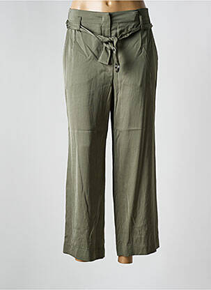 Pantalon 7/8 talie elastică mărime normală verde MARC CAIN femeie