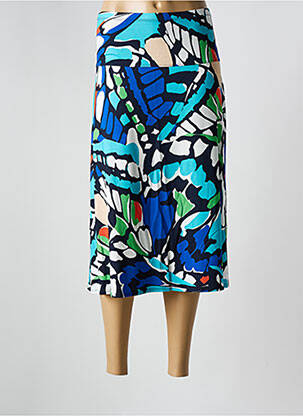 Fustă midi albastru GOLLÉHAUG femeie