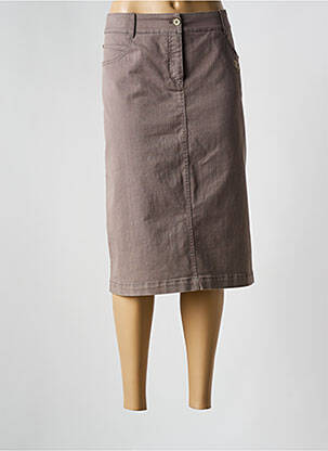 Fustă midi maro RABE femeie