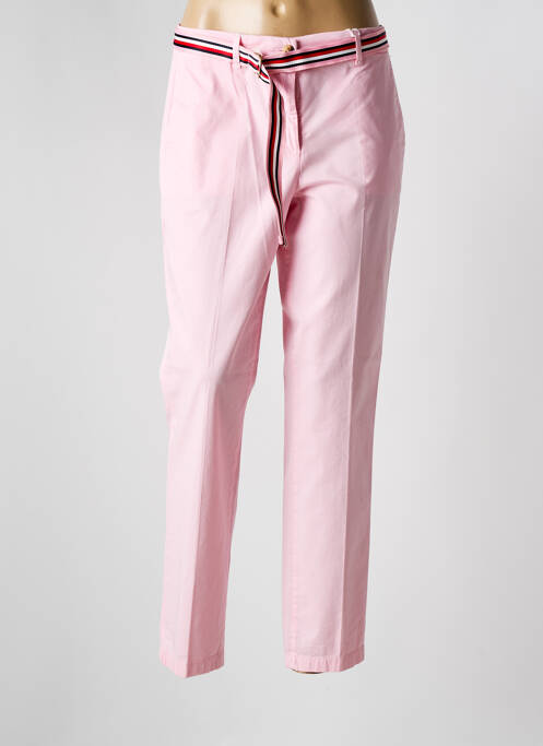 Pantalon chino roz TOMMY HILFIGER femeie
