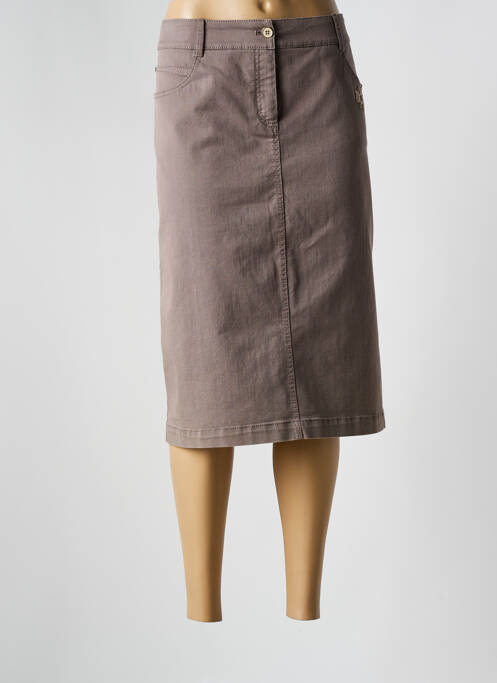 Fustă midi maro RABE femeie