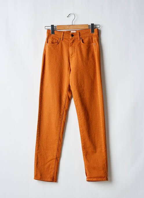 Blugi cu croială slim portocaliu MÊME ROAD femeie