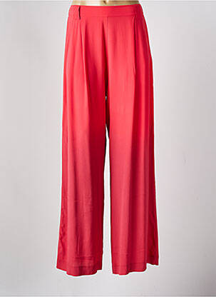 Pantalon larg roșu MÊME ROAD femeie