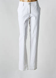 Pantalon drept elasticitate mărime normală alb SAINT HILAIRE femme