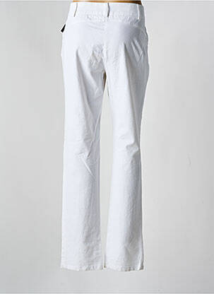 Pantalon drept elasticitate mărime normală alb SAINT HILAIRE femeie
