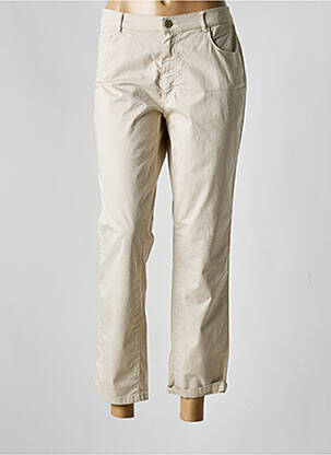 Pantalon 7/8 bej BRUNO SAINT HILAIRE femeie