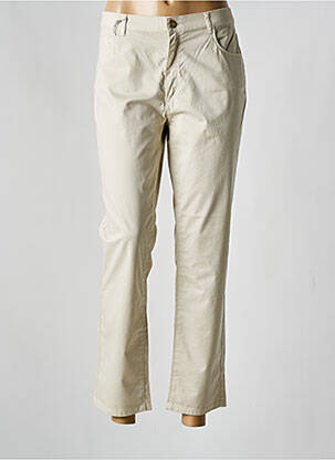 Pantalon 7/8 elasticitate mărime normală bej SAINT HILAIRE femeie