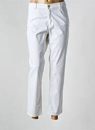 Pantalon 7/8 elasticitate mărime normală alb BRUNO SAINT HILAIRE femme