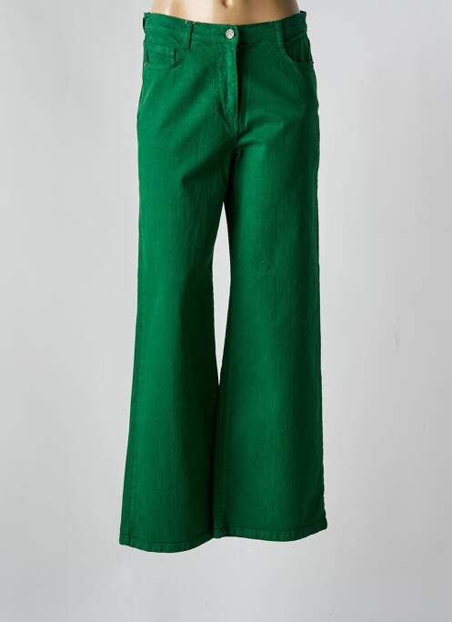 Blugi cu croială largă verde NICE THINGS femeie