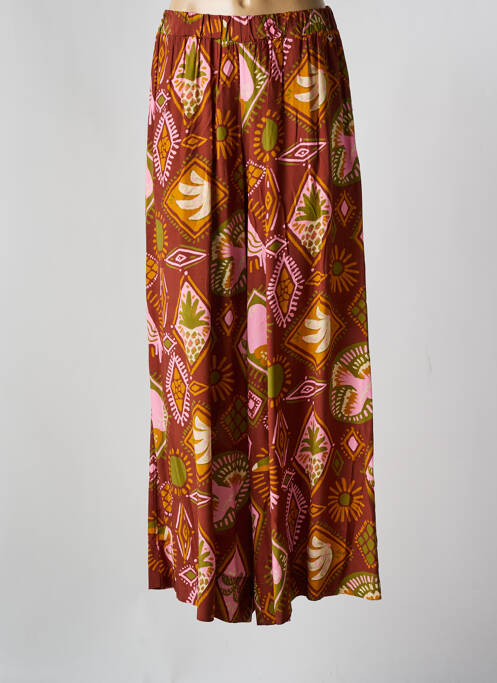 Pantalon larg maro MÊME ROAD femeie