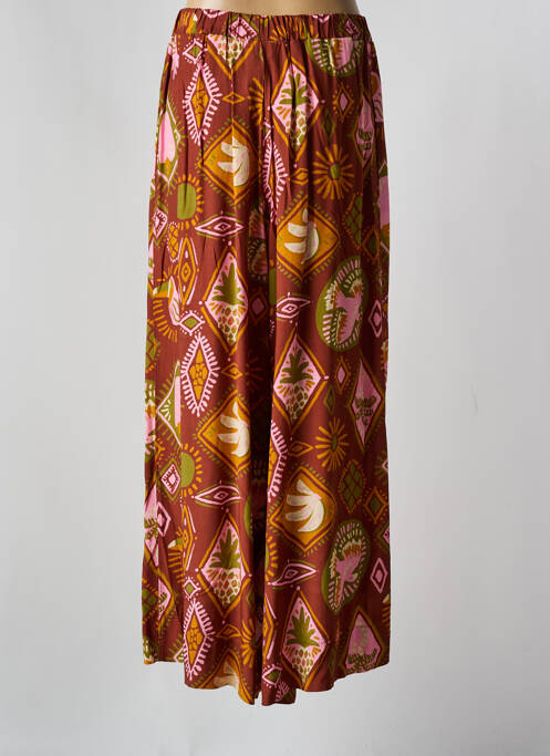 Pantalon larg maro MÊME ROAD femeie