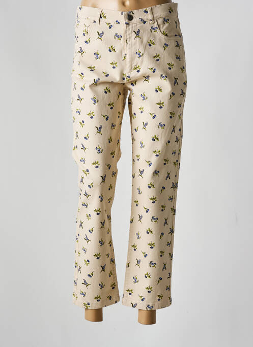 Blugi cu croială dreaptă bej NICE THINGS femeie