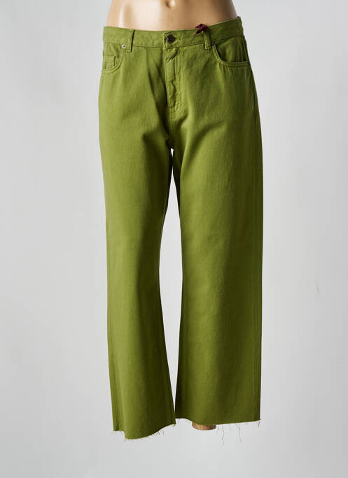 Blugi cu croială largă verde MÊME ROAD femeie